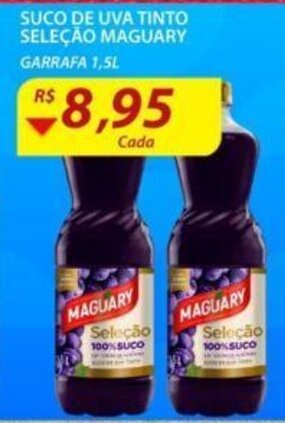 Assaí Atacadista Suco de Uva Tinto Selecao Maguary 1.5L oferta