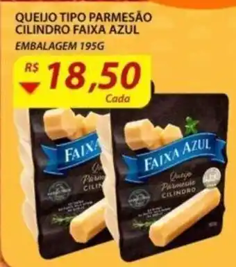 Assaí Atacadista Queijo tipo Parmesao Cilindrico Faixa Azul 195g oferta