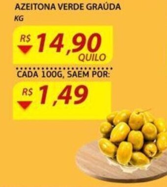 Assaí Atacadista Azeitona Verde Grauda 1kg oferta