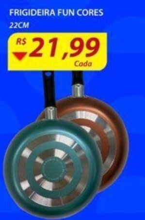 Assaí Atacadista Frigideira Fun Cores 22cm oferta