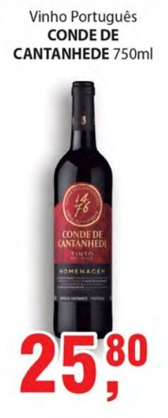 Supermercados Mundial Conde de Cantanhede 750ml oferta