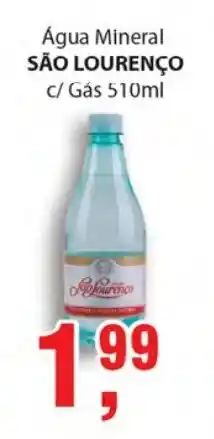 Supermercados Mundial Agua Mineral Sao Lourenco 510ml c/gas oferta