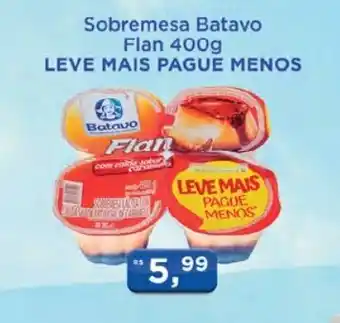Supermercados Mundial Sobremesa Batavo Flan 400g Leve Mais Pague Menos oferta