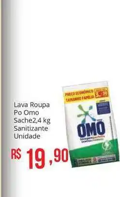 Mart Minas Lava Roupa Po Omo Sanitizante 2.4kg oferta