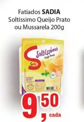 Supermercados Mundial Sadia Soltissimo Queijo Prato ou Mussarela 200g oferta