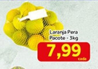 Shibata Supermercados Laranja Pera pacote 3kg oferta
