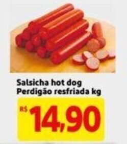 Extra Supermercado Salsicha hot dog Perdigao resf. 1kg oferta