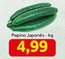Shibata Supermercados Pepino Japones 1kg oferta