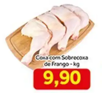 Shibata Supermercados Coxa com Sobrecoxa de frango 1kg oferta