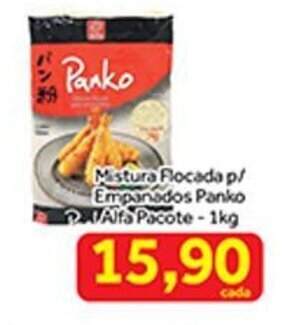 Mistura Flocada p/ Empanados Panko Alfa pacote 1kg