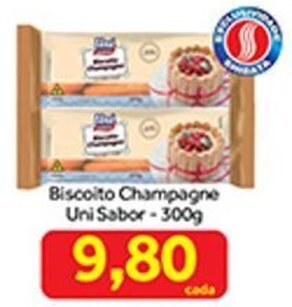 Shibata Supermercados Biscoito Champagne Uni Sabor 300g oferta
