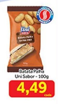 Shibata Supermercados Batata Palha Uni Sabor 100g oferta