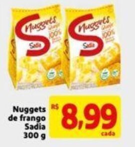 Extra Supermercado Nuggets de Frango Sadia 300g oferta