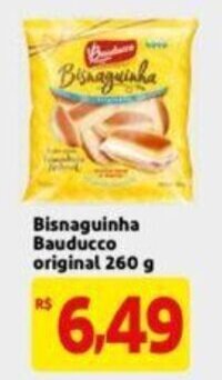 Extra Supermercado Bisnaguinha bauducco original 260g oferta