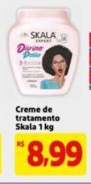 Extra Supermercado Creme de Tratamento Skala 1kg oferta