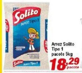 Ricoy Supermercados Arroz Solito tipo 1 pacote 5kg oferta