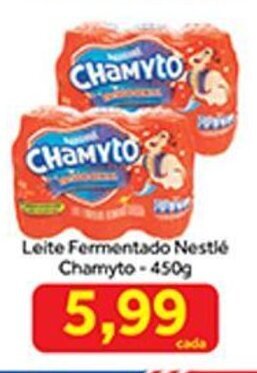 Shibata Supermercados Leite Fermentado Nestle Chamyto 450g oferta