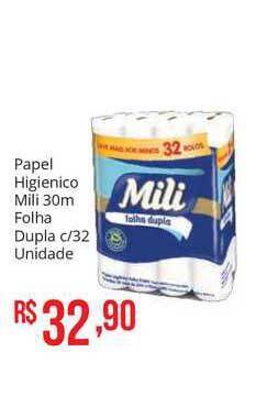 Mart Minas Papel Higienico Mili Folha Dupla oferta