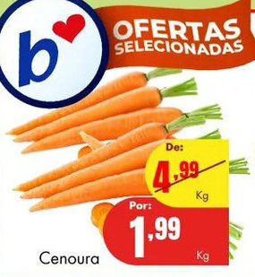 Barbosa Supermercados Cenoura 1kg oferta