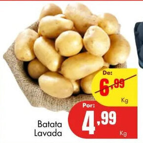 Barbosa Supermercados Batata Lavada 1kg oferta