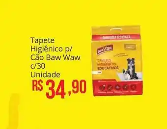 Mart Minas Tapete Higiênico P Cão Baw Waw Unidade oferta