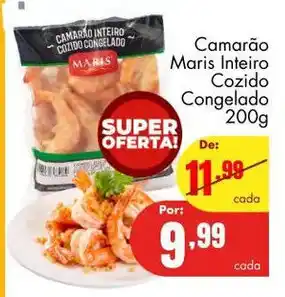 Camarao maris Inteiro Cozido cong. 200g