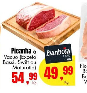 Barbosa Supermercados Picanha a vacuo 1kg oferta