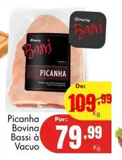Barbosa Supermercados Picanha Bovina Bassi a vacuo 1kg oferta