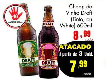 Barbosa Supermercados Chopp de Vinho Draft 600ml oferta