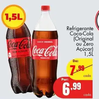 Barbosa Supermercados Refrigerante Coca Cola 1.5L oferta