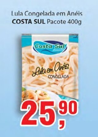 Supermercados Mundial Costa Sul 400g oferta