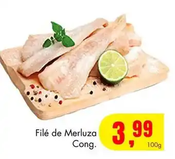 Barbosa Supermercados File de Merluza cong. 100g oferta