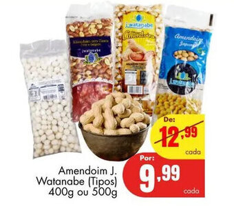 Amendoim J. Watanabe 400g ou 500g