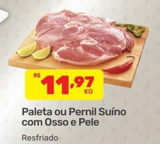 Supermercados Condor Paleta ou Pernil Suino com Osso e Pele oferta