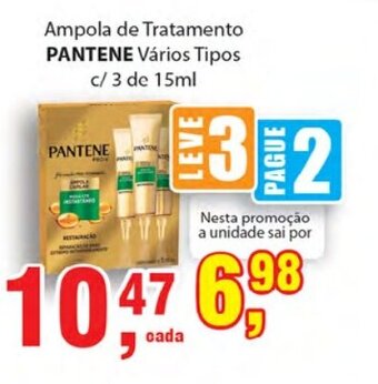Supermercados Mundial Ampola de Tratamento Pantene c/3 de 15ml oferta