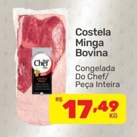 Supermercados Condor Costela Minga Bovina 1kg oferta