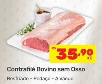 Supermercados Condor Contrafile Bovino sem Osso 1kg oferta
