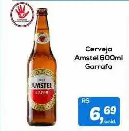 Semar Supermercado Cerveja amstel 600ml garrafa oferta