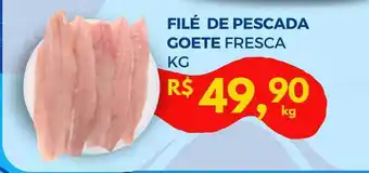 Filé de pescada goete fresca