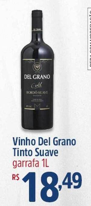 Quartetto Supermercados Vinho del grano tinto suave oferta