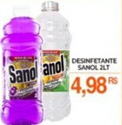 Mercadão Atacadista Desinfetante Sanol 2L oferta