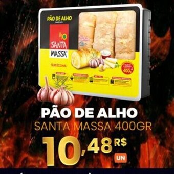 Mercadão Atacadista Pao de Alho Santa Massa 400g oferta