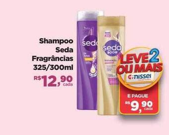 Farmácias Nissei Shampoo seda fragrâncias oferta