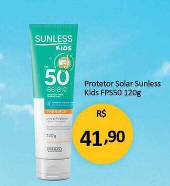 GBarbosa Protetor solar sunless kids fps50 oferta