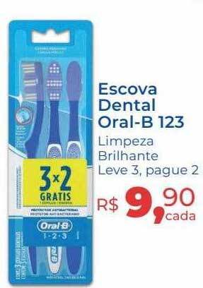 Hiper Farma Escova dental oral-b 123 oferta