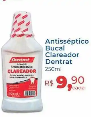 Antisséptico bucal clareador dentrat