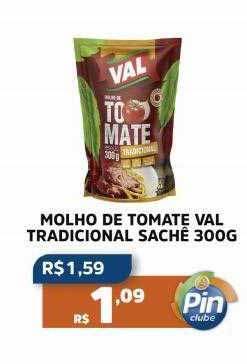 Pinheiro Supermercado Molho de tomate val tradicional oferta