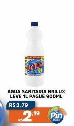 Pinheiro Supermercado Água sanitária brilux oferta