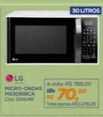 Lg micro-ondas