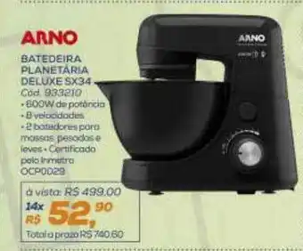 Lojas Colombo Arno bate'deira planetária deluxe sx34 oferta
